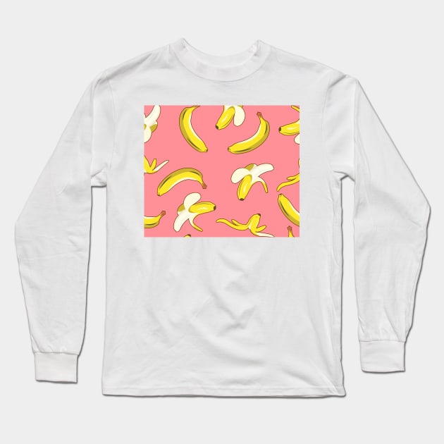 Colombian banana Long Sleeve T-Shirt by timegraf